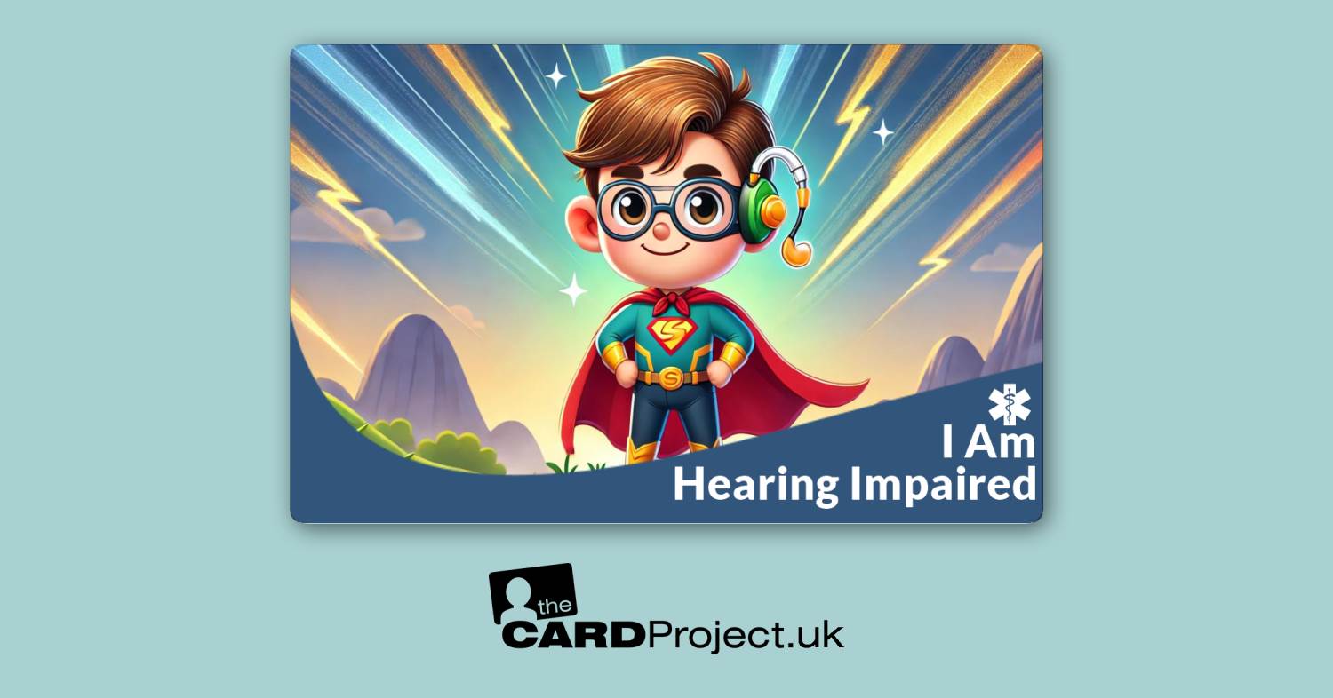 I Am Hearing Impaired Kids Design 3